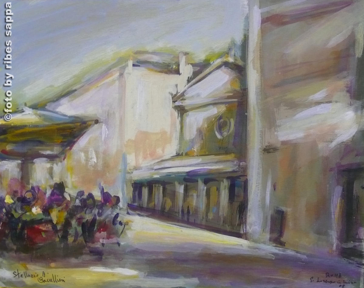 Piazza San Lorenzo in Lucina, by Stellario Baccellieri 2008
