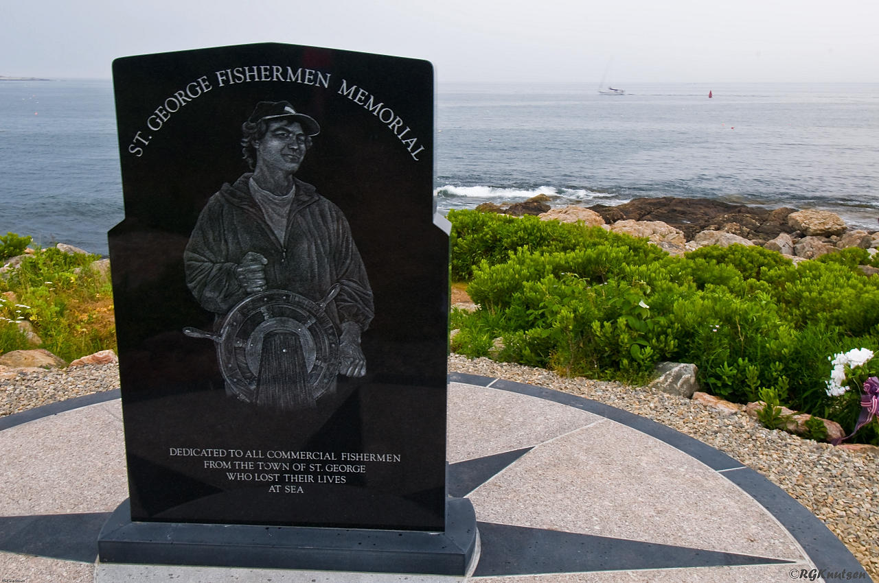 St. George Maine fishermens memorial