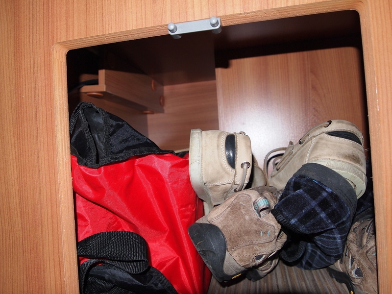 cupboard under seat