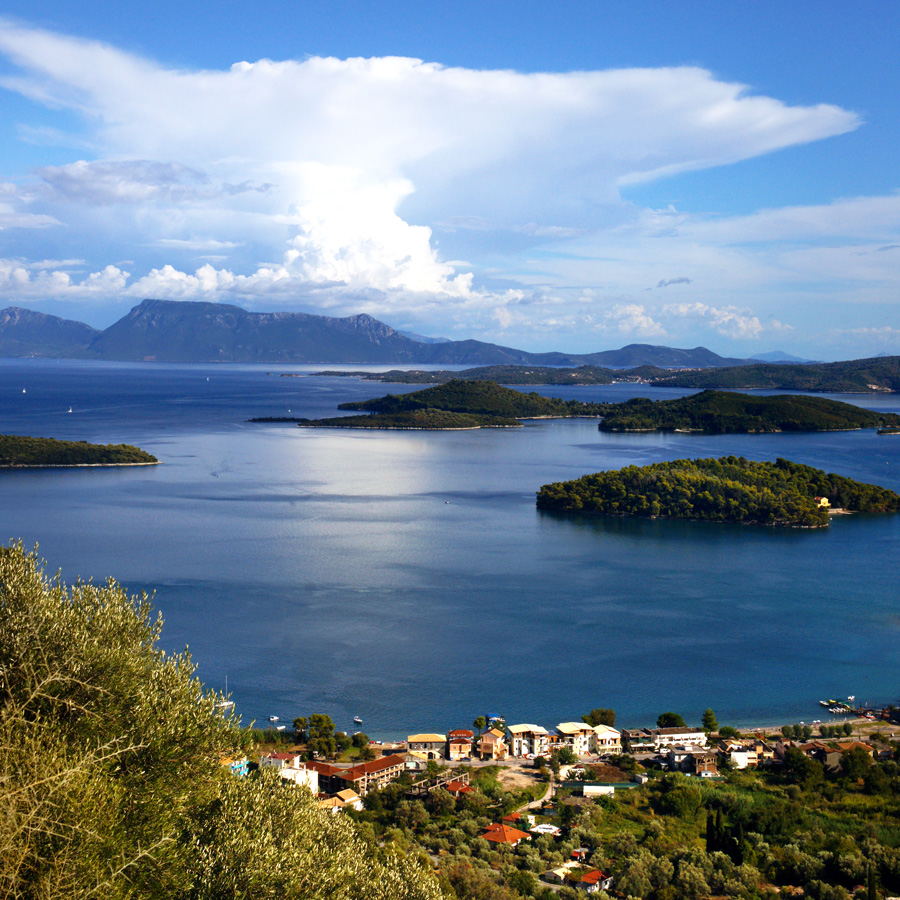View on Skorpios island