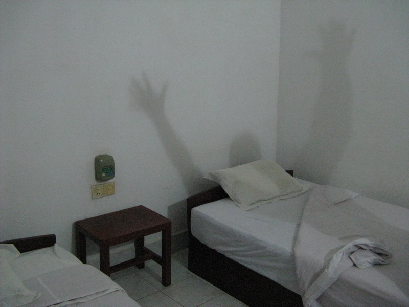 Creepy hotel in Kompong Cham, north of Phnom Pehn
