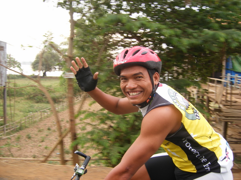Lucky- one of the top Cambodian cyclists