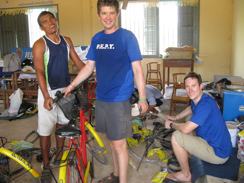 After a year, they needed some work, so we spent a couple of days fixing bikes