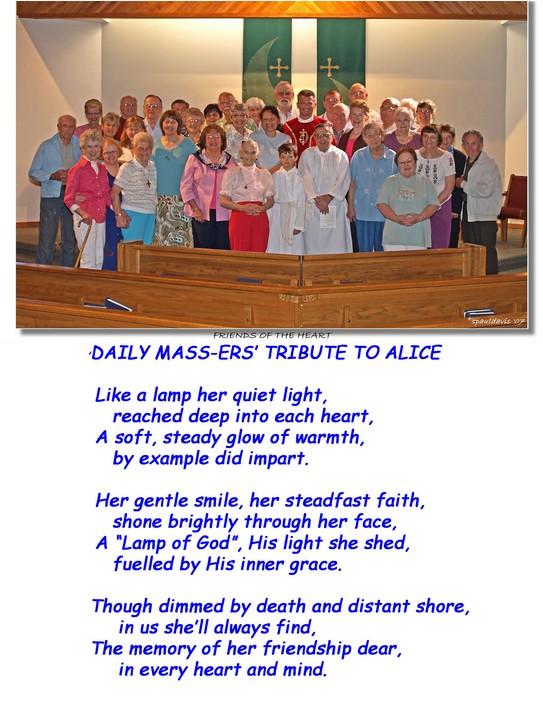 A TRIBUTE TO ALICE