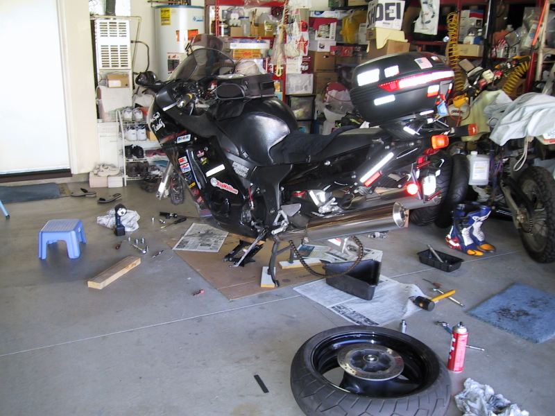 Does my garage look like a mechanic shop?