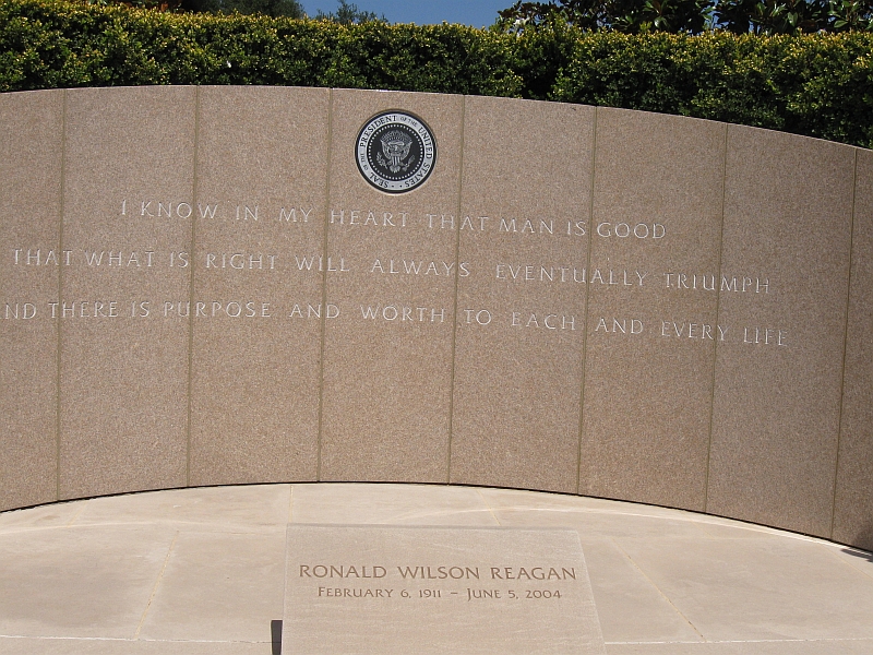 Reagan's tomb