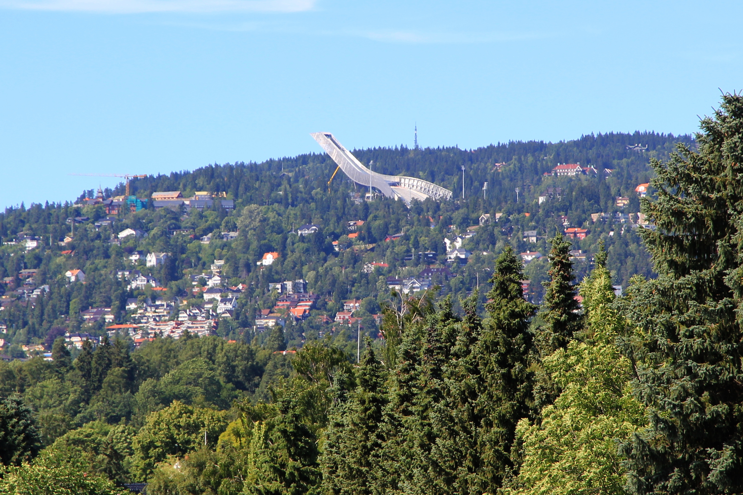 The new Holmenkollen ski jump