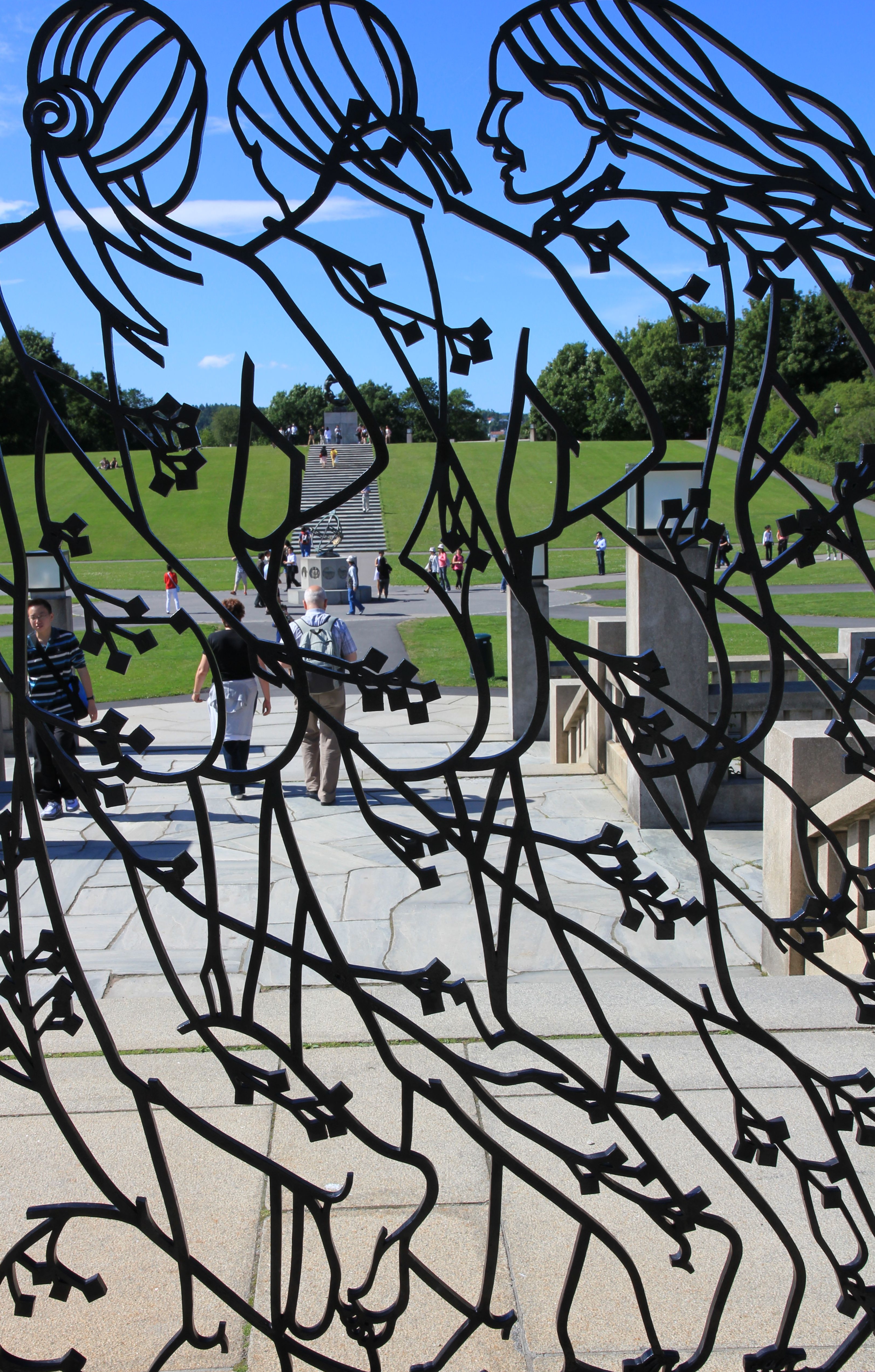 Wrought iron gates