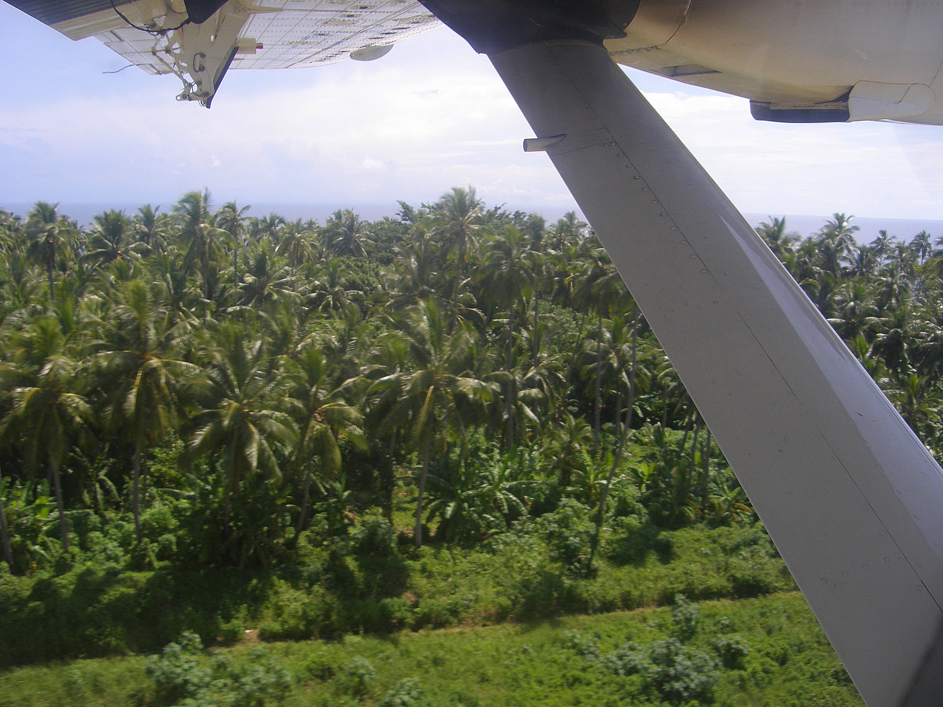 Taking off from Walaha.  (Ambae Island)