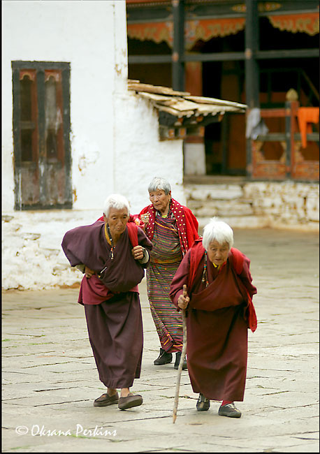Pilgrims, Paro Dzong