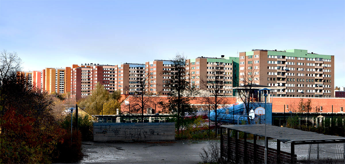 Miljonprogramsbostder  i  Akalla