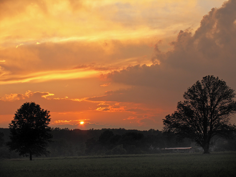 Nature sunset colors