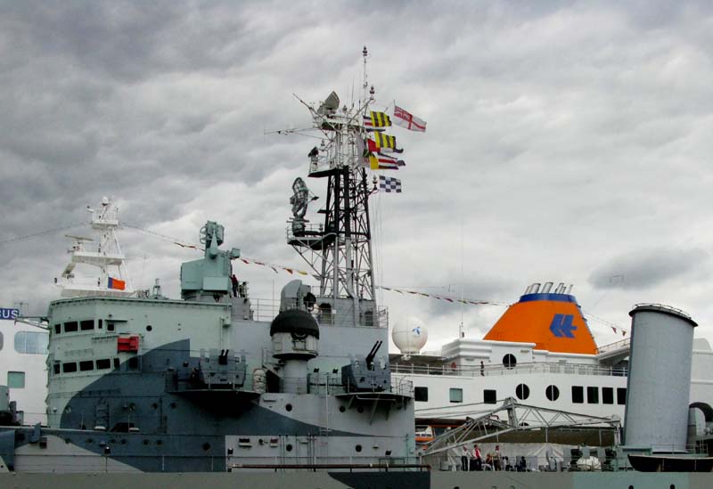 Orange and grey