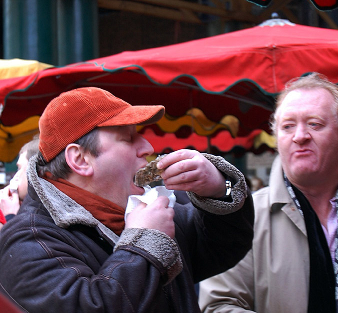 Swallow that oyster