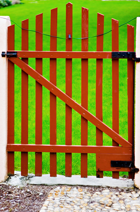 * Back door