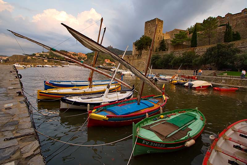 Bright Colored Boats *