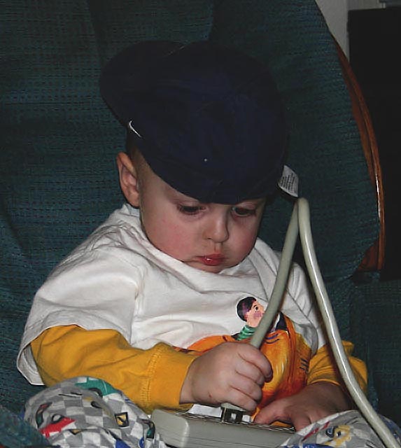 Grandson Busy