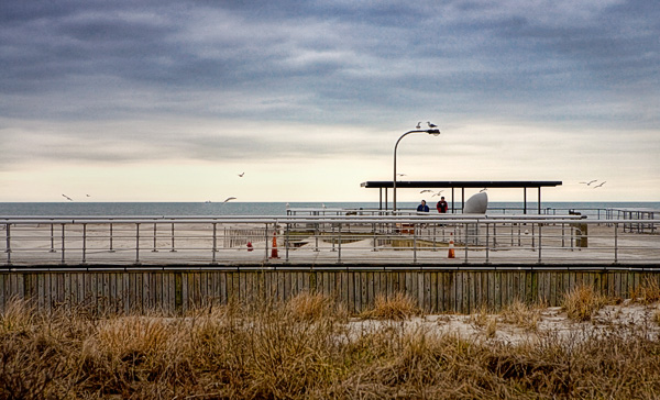 On the shore