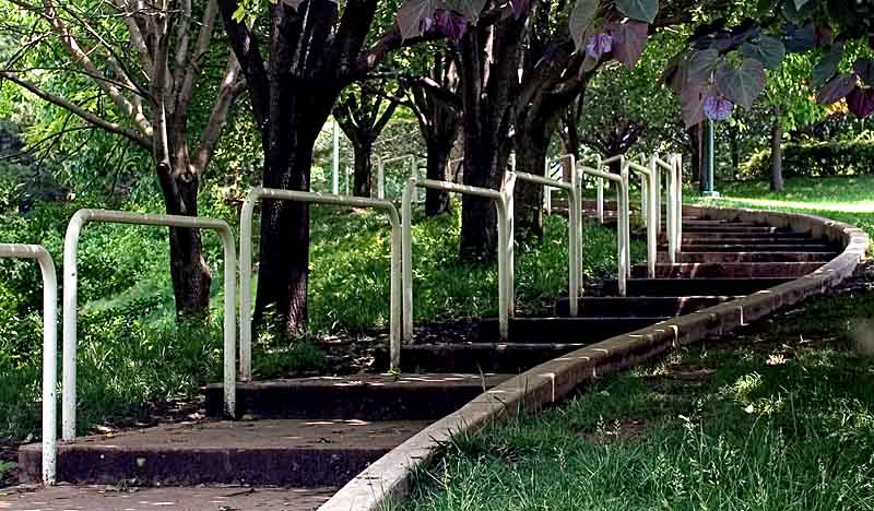 Long Walkway Up..