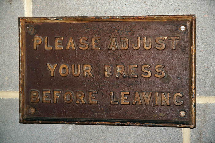 Please Adjust Your Dress *