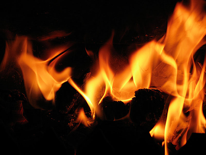 Warm fire