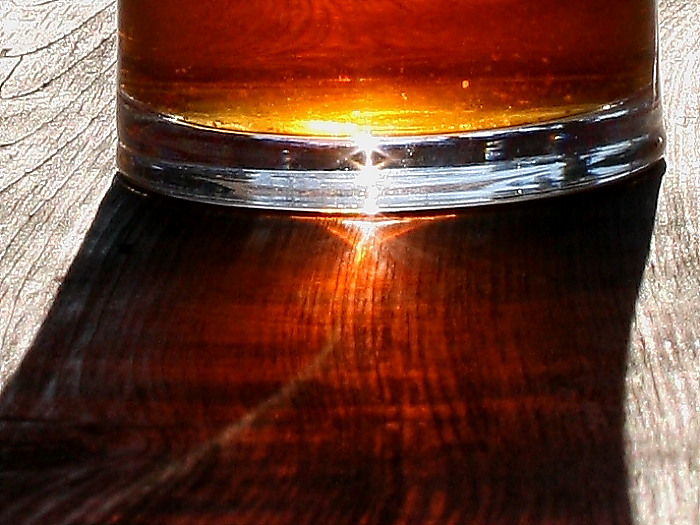 Sunset in a pint glass