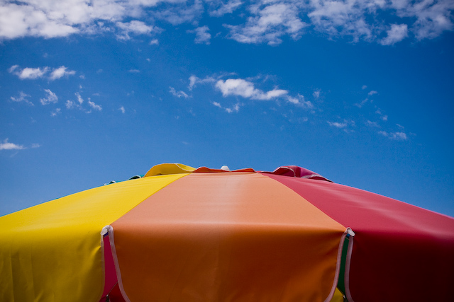 umbrella and sky