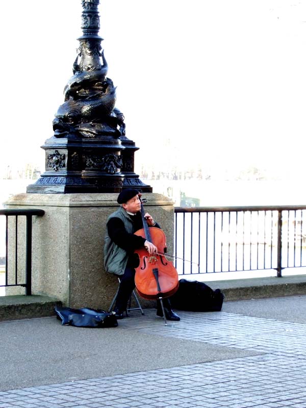 Cello player