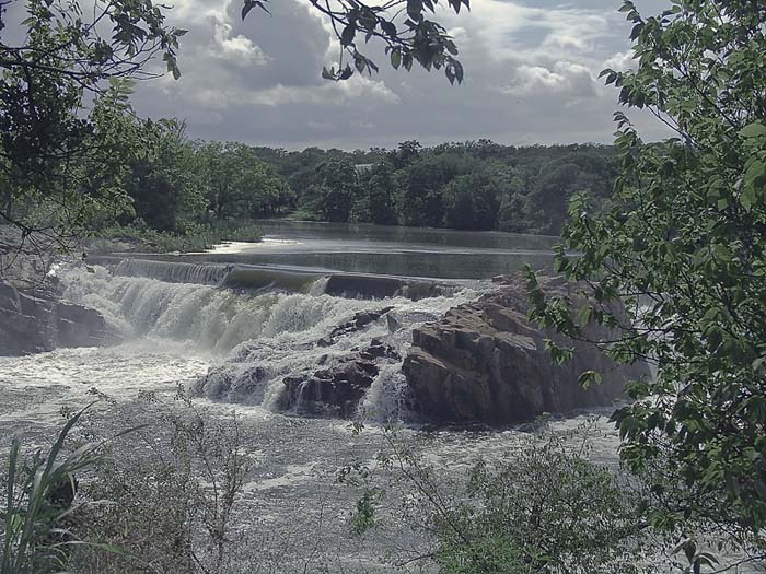 Raging Flood Water