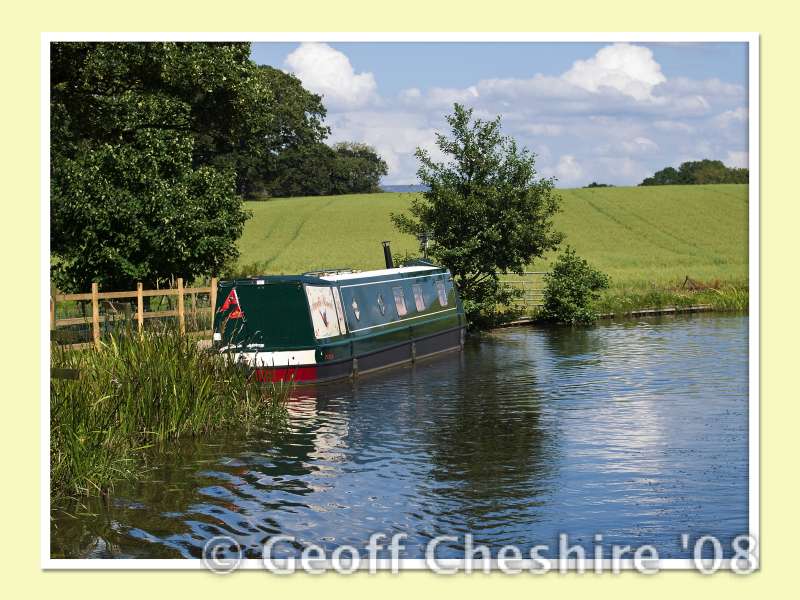 Narrowboat at rest