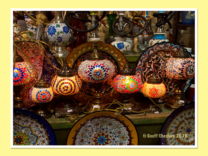 Local lamps in Rhodes Old Town (1)