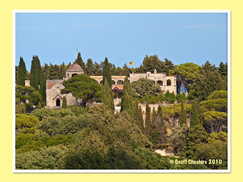 Fileramos monastery from the cross