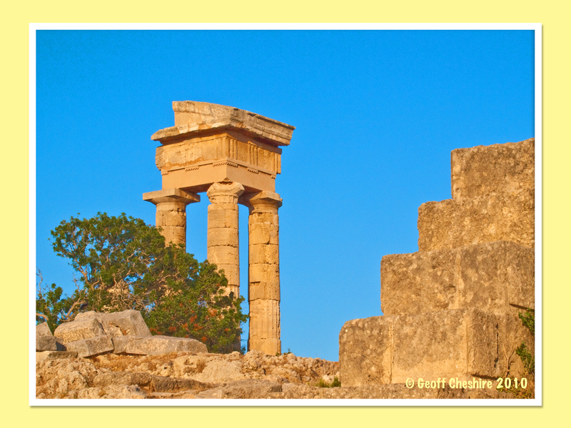 The acropolis, Rhodes town