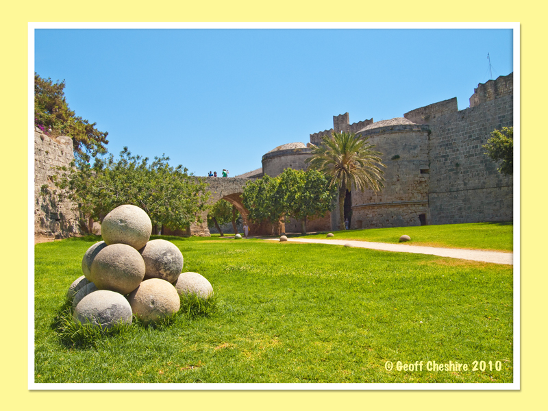 The dry moat, Rhodes Old Town