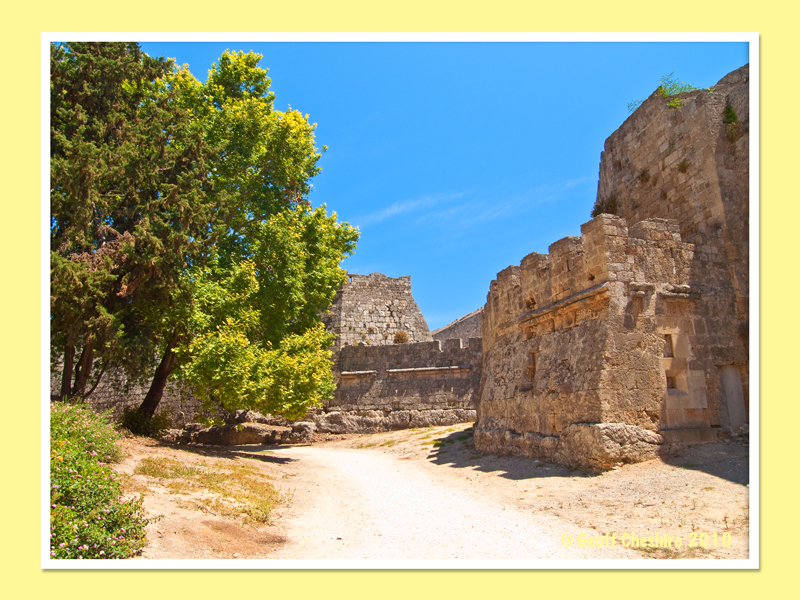 The dry moat, Rhodes Old Town (2)