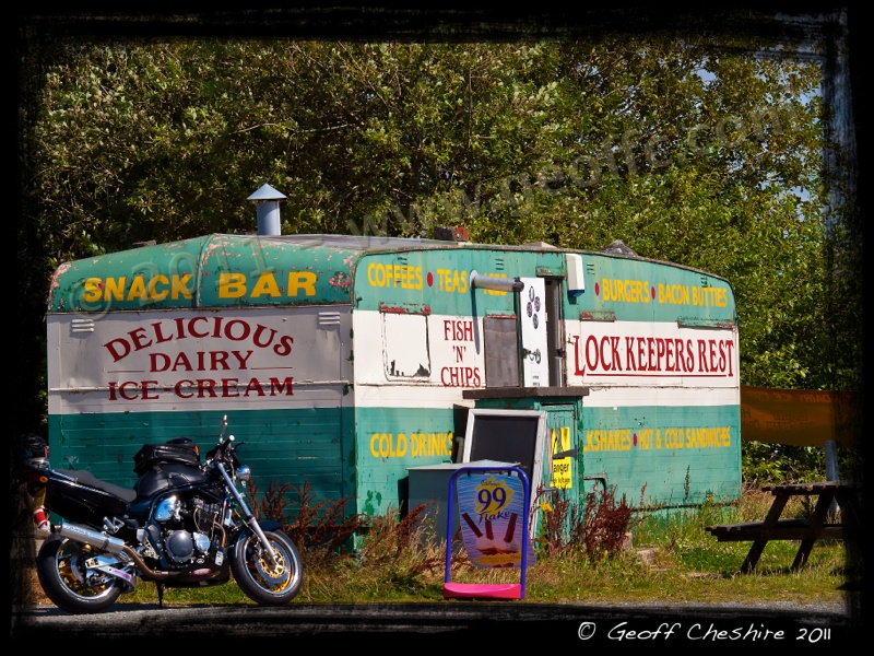 Old snack bar - Glasson Dock, Lancs