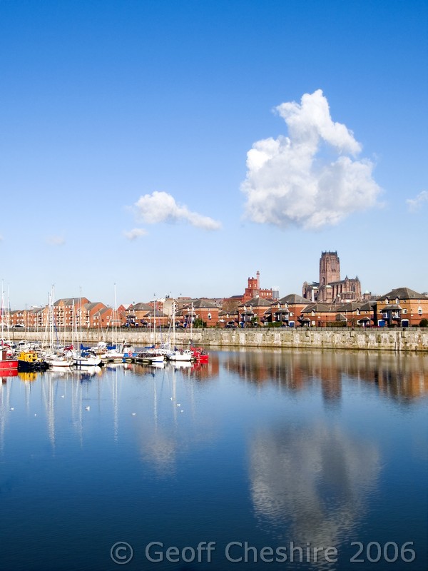 Liverpool Marina from Brunswick Dock