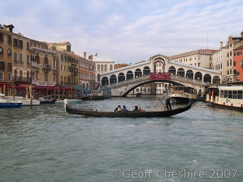 The Rialto Bridge & Grand Canal