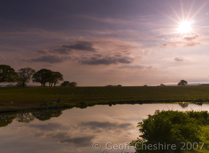 Sunrise on the canal