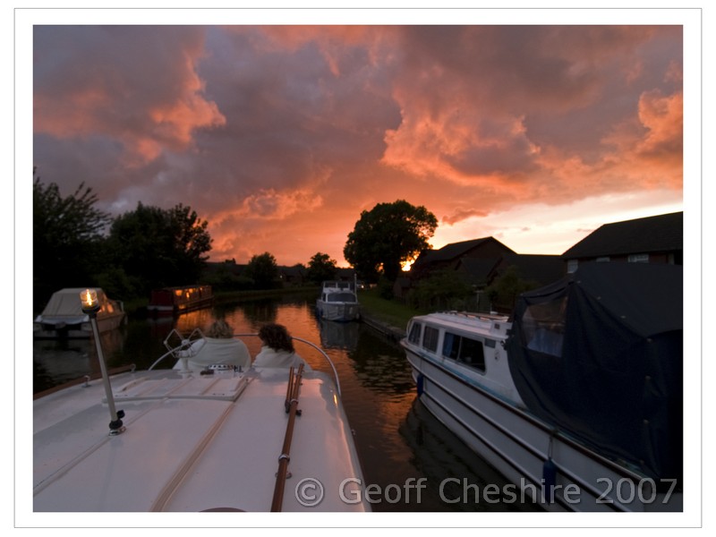 Sunset outside Garstang (1)