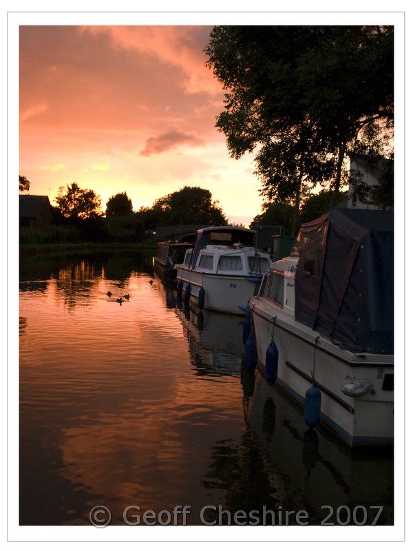 Sunset outside Garstang (2)