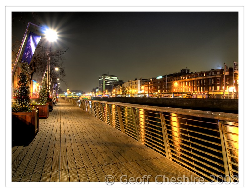 Dublin at night