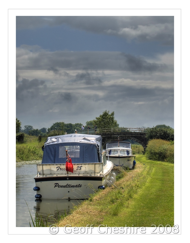 Moored up after the storm - (HDR)