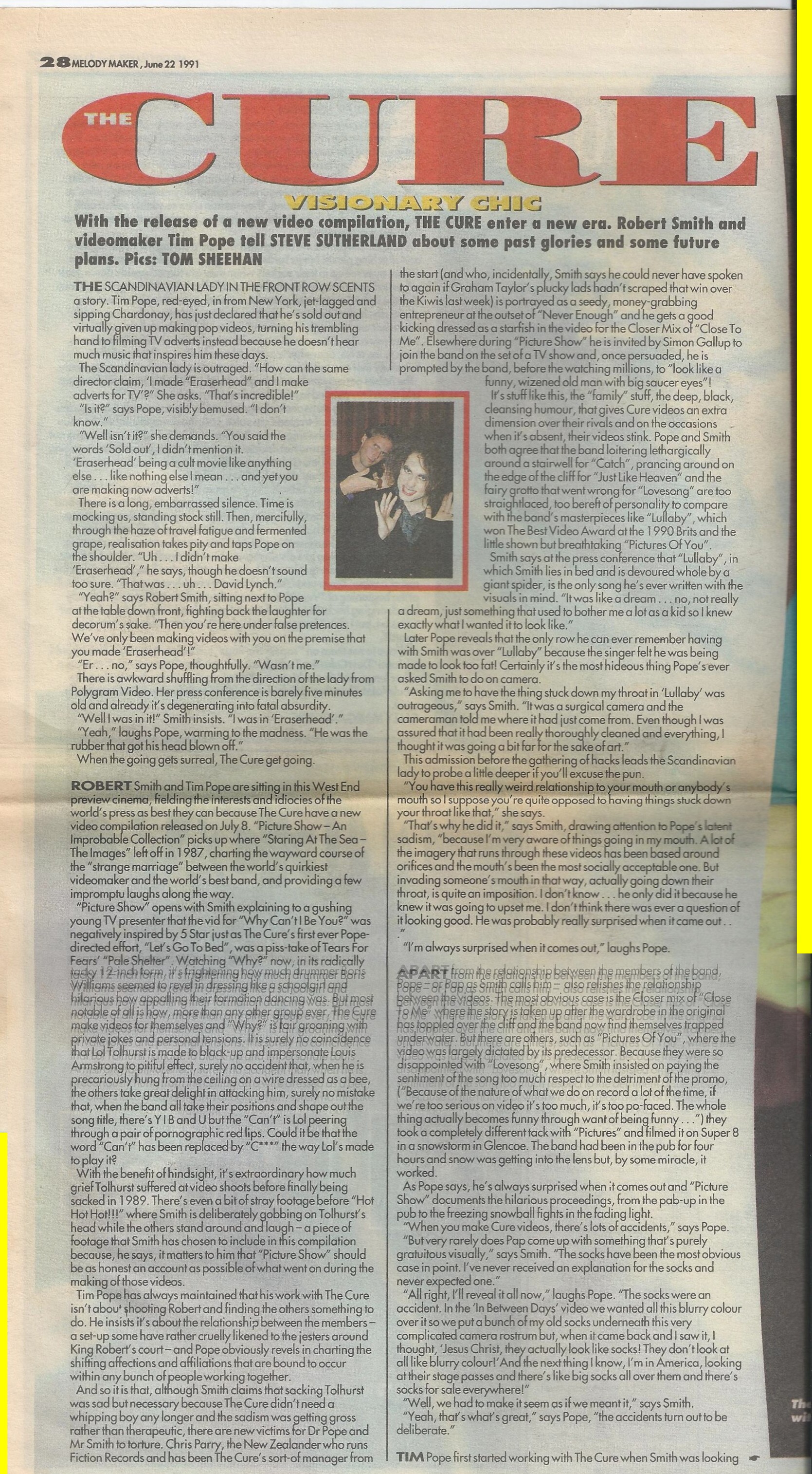 1991 - Melody Maker interview Part 1.jpg