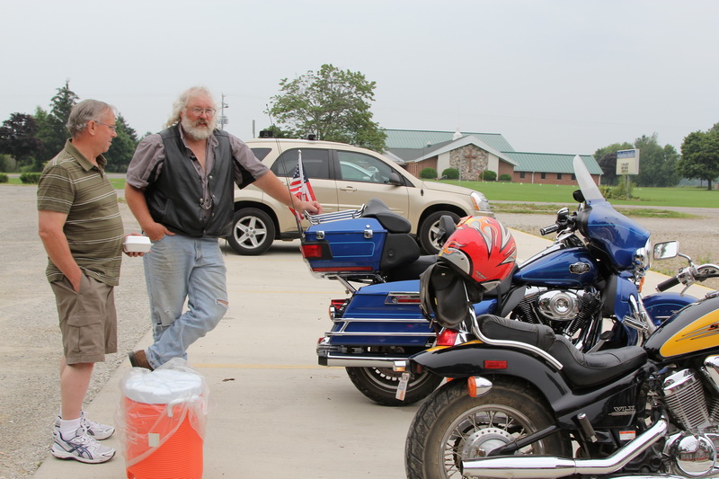 Jim Howell (Sandy Cushmans husband) and Rick Adams