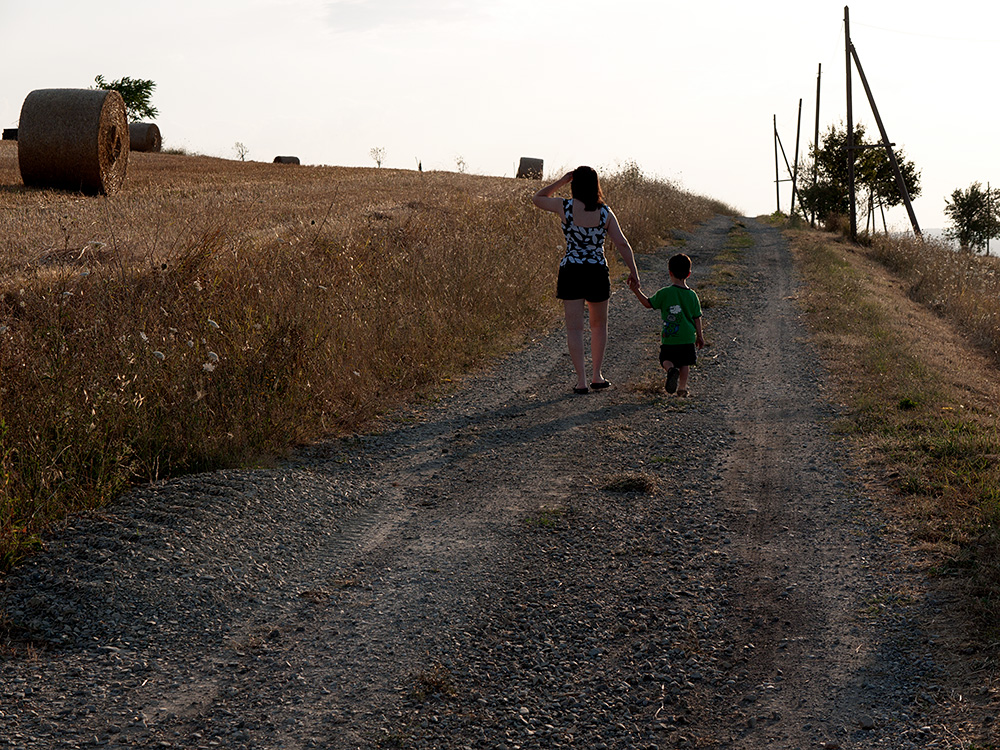 Mandi & Carter Taking a Walk