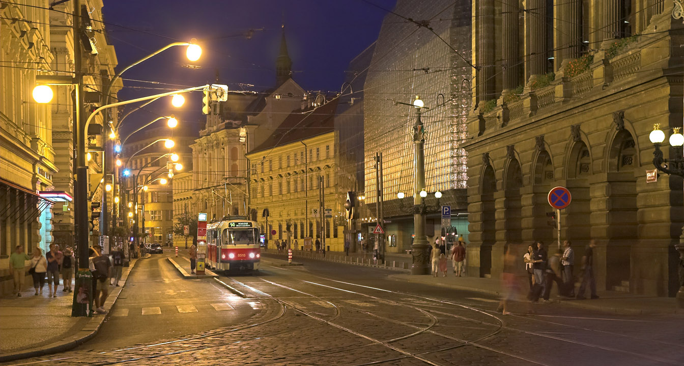 New Town after Dark
