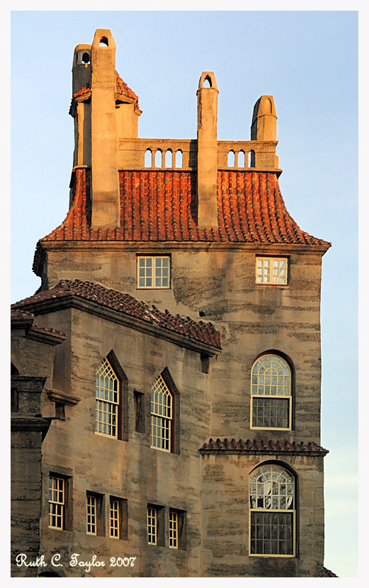 Last Light on Fonthill Castle