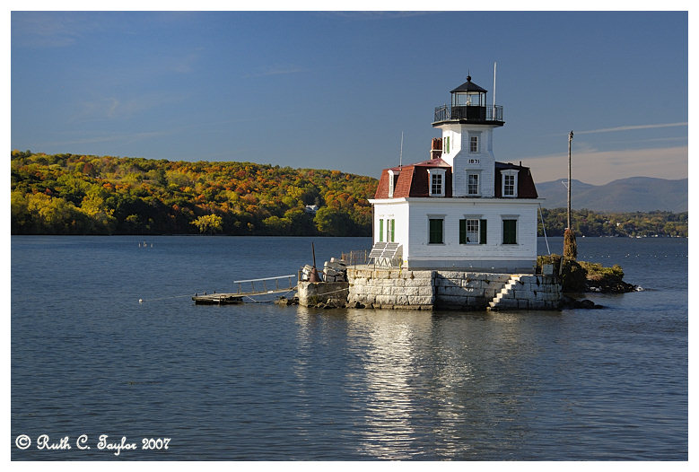 Autumn at Esopus, NY Meadows Lighthouse