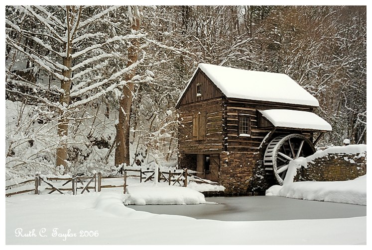 Winters Day at Cuttalossa Mill